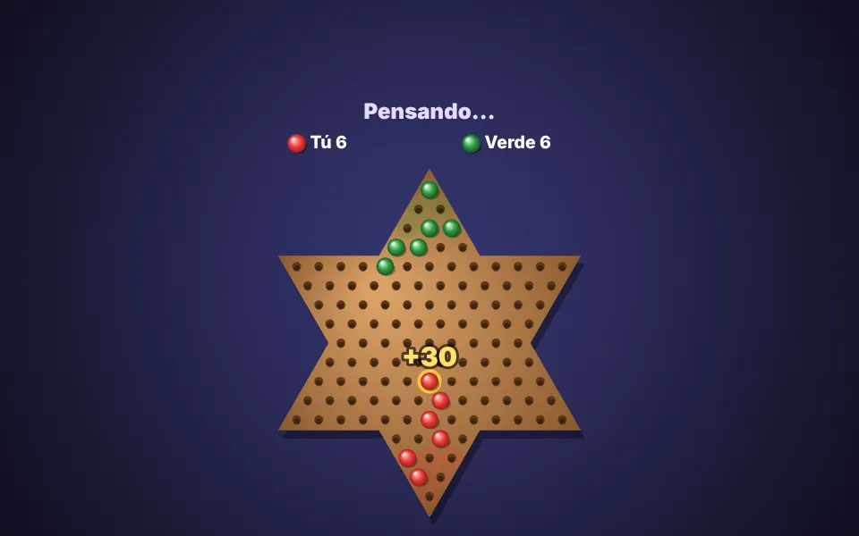 Screenshot of Chinese Checkers