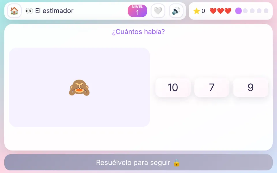 Captura de El estimador