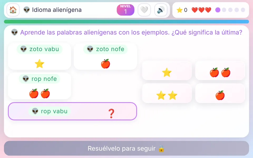 Screenshot of Alien Language