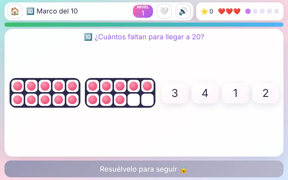 Screenshot of Ten Frame