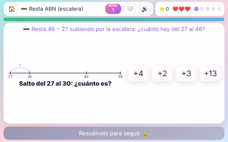 Screenshot of ABN Subtraction