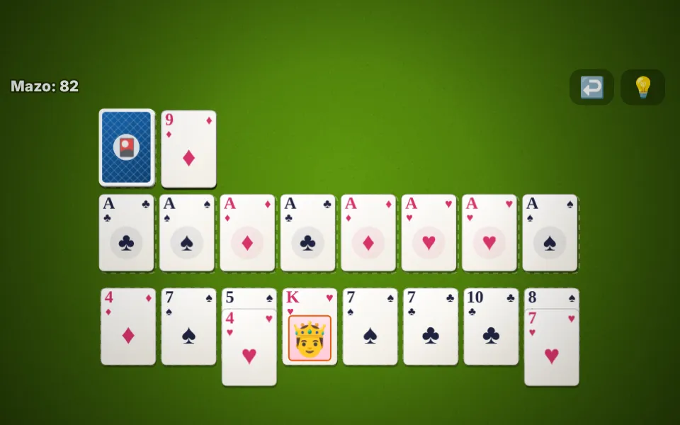 Screenshot of Red and Black